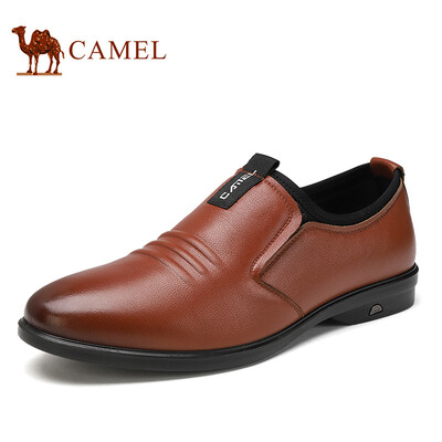 

Camel CAMEL cowhide light office casual travel shoes men A912283140 yellow brown 42