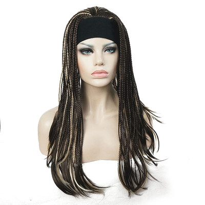 

StrongBeauty Long Braided Box Braids Wig Full Coverage Synthetic Wigs COLOUR CHOICES