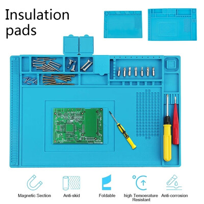 

Willstar Silicone Magnetic Heat Insulation Soldering Pad Maintenance Work Platform Desk Mat Soldering Repair Station