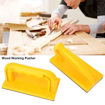 

2 Pcs Wood Saw ABS Ergonomic Handle Parts Safety Push Block Table Durable Practical Protection