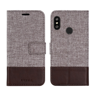 

Goowiiz Phone Case For Xiaomi Redmi 66A6 ProA2 LiteS2Y2 Fashion Canvas Leather Wallet Full package flip Holder Stand