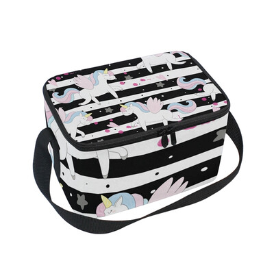 

ALAZA Lunch Box Insulated Lunch Bag Large Cooler Tote Bag Cute Unicorn for Men Women Girls Boys
