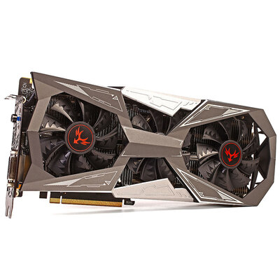

Colorful iGame GTX1080Ti Vulcan X 1569-1683MHz11Gbps 11G352bit game graphics