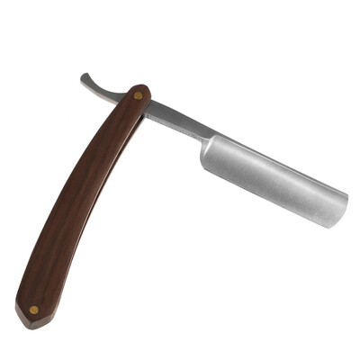 

Straight Edge Barber Razor Folding Shaving Knife Stainless Steel Blade Hair Shaver Male Shaving Tool Wooden Handle