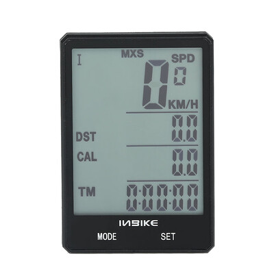 

Wireless Bicycle Speedometer 28in Waterproof LCD Display Computer Odometer with Backlight Multiple-function Wireless Computer Odo