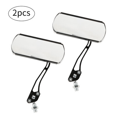 

Willstar 2Pcs Bicycle Bike Cycling Handlebar Rear View Rearview Mirror Rectangle Back