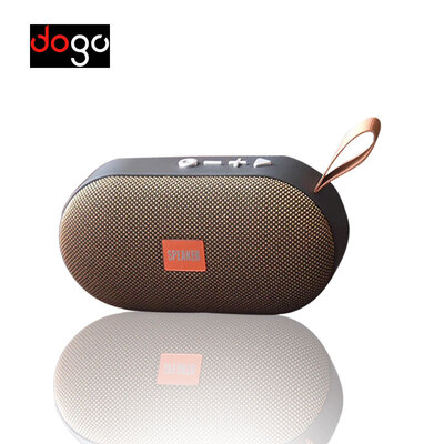 

DOGO T7 Fabric Wireless Bluetooth Speaker Round Portable Lanyard Mini Outdoor Portable Bluetooth Speaker Support TF Car Speakers