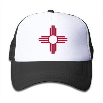 

New Mexico Sun Symbol Adjustable Mesh Caps Summer Truck Caps for Toddler  Fits Most