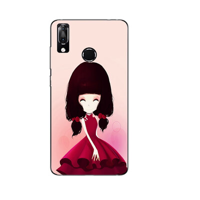 

TPU Soft Phone Case forVodafone smart X9 VDF 820 Back Cover Rose Colored plum deer style