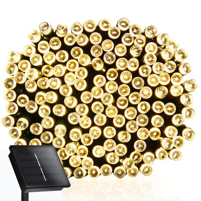 

SUPli Solar Battery Powered Christmas String Lights 10M 100 LED Dual Power Decorative Fairy String Lights