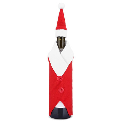 

Christmas Red Wine Bottle Bag Cover Bag Christmas Decoration Supplies Christmas Decorations Supplies for Holding Your Christmas Gi