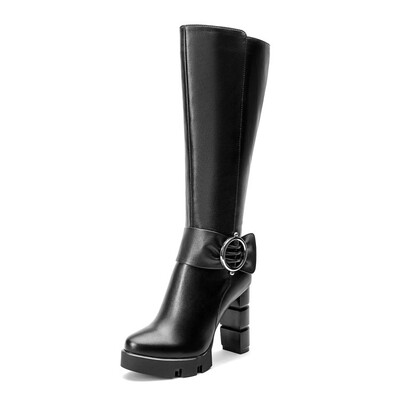 

Womens High heel Boot Engineer Boot Regular & Wide Calf Fashion Boot