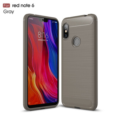 

Goowiiz Phone Case For Xiaomi Redmi Note 6Mi Poco F1 Fashion Slim Carbon Fiber TPU Soft Silicone Prevent falling
