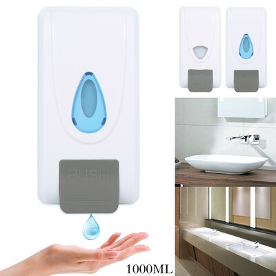 

1000ML Wall-mounted Liquid Soap Dispenser Bathroom Kitchen Soap Bottle Plastic Shower Gel Hand Soap Shampoo Dispenser