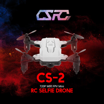 

CS-2 Mini RC Drone with Camera 720P Wifi FPV Gesture Shoot for Beginner Training Christmas Gift RC Quadcopter