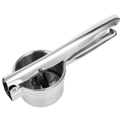

Willstar 1Set Stainless Steel Potato Ricer Hand Held Puree Masher Juicer with 3 Discs