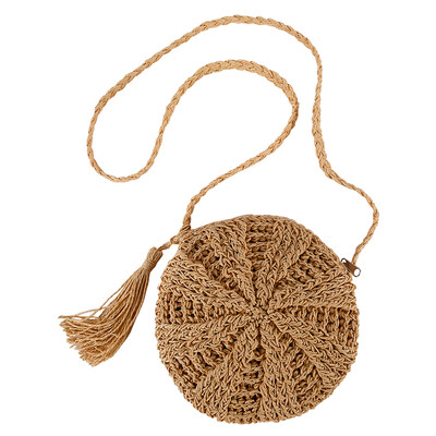 

Straw Crossbody Bag Women Weave Shoulder Bag Round Summer Beach Purse And Handbags For Travel Date And Vacation
