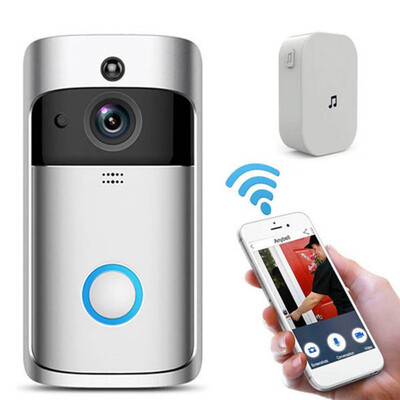 

1080P Video Doorbell WiFi Smart Wireless Doorbell HD WiFi Security Eye Doorbell Visual Recording Remote Control Home Monitor
