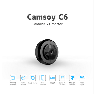 

Camsoy C6 camera micro hd mini portable plug-in card video recording wireless night vision camera