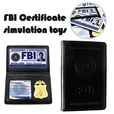 

FBI Cosplay Collection Police Card Holder Police ID Cards Cosers Accessory