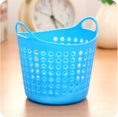 

Cartoon Mini desktop storage basket Korean version creative home life office desktop storage box pen holder