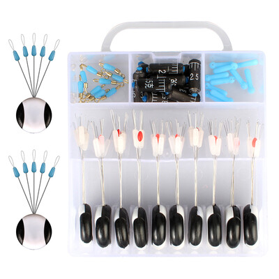 

Two-element competitive fishing combination fishing gear gadgets silicone space bean silicone drift seat kedu fast lead wire clip set 2S suitable wire diameter 06-12 ECY1003