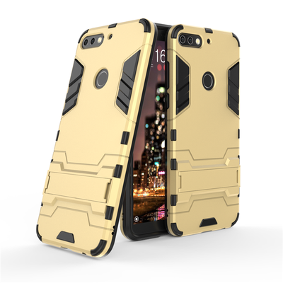 

Goowiiz Phone Case For Huawei Honor 7C Play8 EnjoyNova 2 LiteY7 Pro 2018 Armor PCTPU Silicone Hard Bracket Double Protection