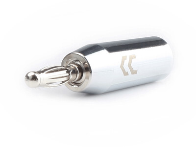 

Copper Colour CC Banana-2 banana plug OFC audiophile audio copper rhodium-plated connector