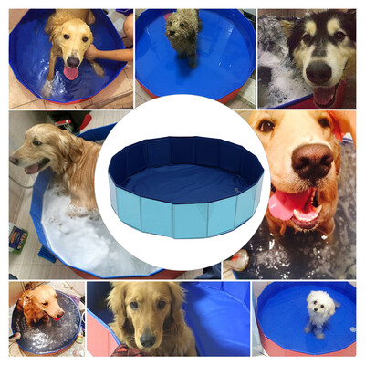 

Willstar Collapsible Bathtub Pet Swimming Bathing Tub Pool for Dogs Cats 236X79Inch Red