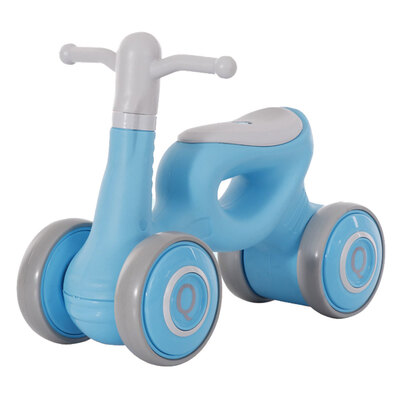

Kids Balance Bike 4 Wheels No Pedals Plastic Baby Ride-on Toys Twist&Wiggle Scooter For 10-36 Months Girl Boy Pink