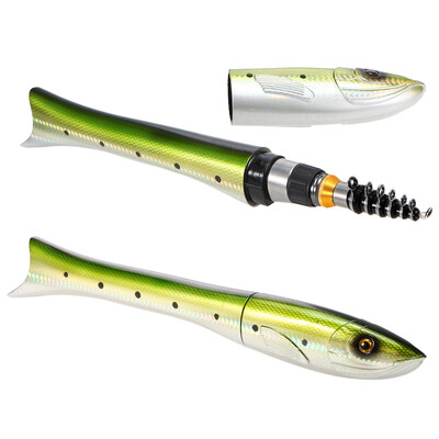 

16m Mini Pocket Fishing Rod Fish Shaped Telescopic Carbon Ice Fishing Rod Fishing Pole