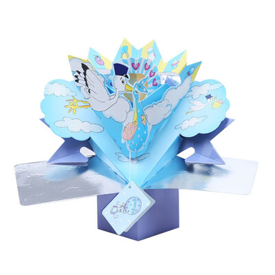 

3D Pop UP Holiday Greeting Cards Red Flower Christmas Thanksgiving Creative Gift