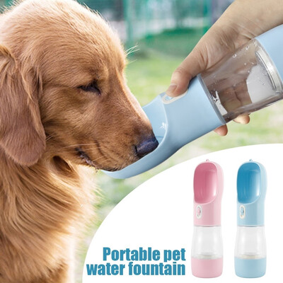 

Portable Pet Dog Water Bottle for Dogs Cats Travel Puppy Drinking Bowl Outdoor Pets Water Feeder Dispenser for Small Large Dogs