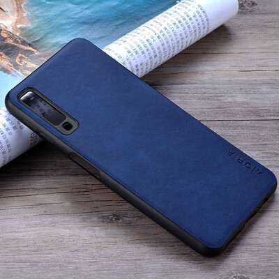 

Case for Samsung Galaxy A7 2018 coque Luxury Vintage leather Skin covers for Samsung Galaxy A750 A7 2018 phone cases funda capa