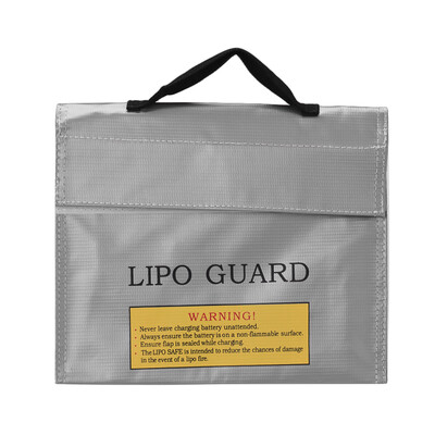 

Portable Lipo Battery Protection Bag Fireproof Explosion-proof Water-proof Safe Charging Storage Bag with Hand Strap for Home Offi