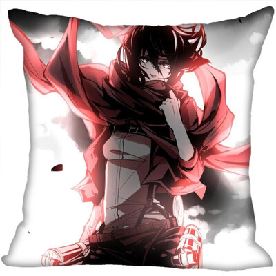 

Attack On Titan Pillow Case High Quality New Years Pillowcase Wedding Decorative Pillow Cover Gift For Children 35x35CM