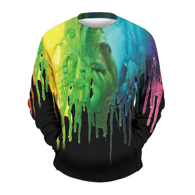 

Aowofs New Mens 3D Printed Pullover Womens Sweater No Suede Inside CBA017