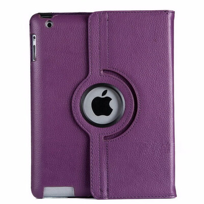 

For iPad 2 iPad 3 iPad 4 Case 360 Rotating Leather Stand Cover for iPad 2 3 4 PU Leather Stand Shell Screen Protector