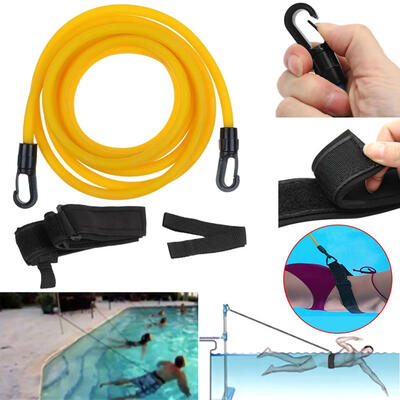 

Swim Bungee Trainer Training Belt Swimming Resistance Leash Exerciser Tether