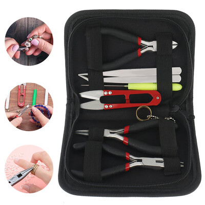 

Willstar Making Tools Pliers Set Kit Beading Jewellery Round Mini Nose Flat Jewelry