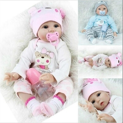 

Willstar 26cm55cm Lifelike Newborn Silicone Vinyl Reborn Gift Baby Doll Handmade Reborn Dolls