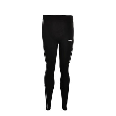 

Li Ning LI-NING fitness clothes yoga clothes running fitness tight-fitting sports pants badminton pants mens trousers AULN147-1 flower black 3XL