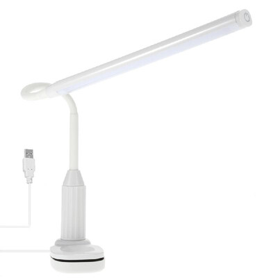 

Clamp Clip Light 5W 24 LEDs Eye Protection Clamp Clip Light Table Lamp Stepless Dimmable Bendable USB Powered Touch Sensor Control