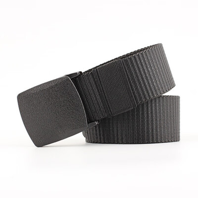 

125CM Long Automatic Buckle Nylon Belt Male Army Tactical Belt Mens Military Waist Canvas Belts Cummerbunds High Quality Strap