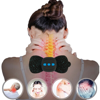 

Portable Charging Massager Mini Massage Stickers Neck Decals Cervical Vertebra Physiotherapy Instrument