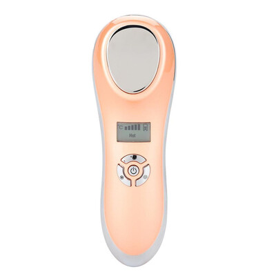

USB Charging Ultrasonic Cryotherapy Hot Cold Hammer Skin Tighten Massager Device Face Lifting Beauty Salon Equipment Machine