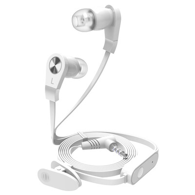 

LANGSDOM JM02 Wired In-ear Earphones Stereo Gaming Headsets Headphones with In-line Control & Microphone for iOS Android Phones Wh