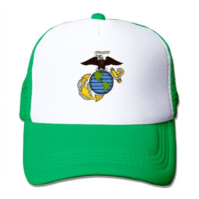 

Oiir Ooiip USMC-Eagle Globe&Anchor Unisex Adjustable Mesh Baseball Cap Dad Trucker Hats