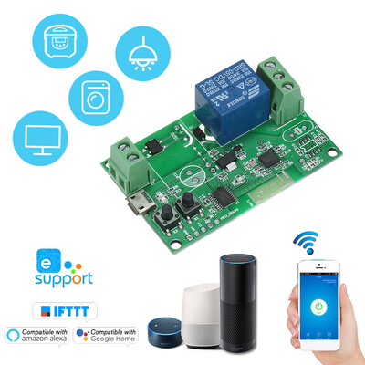 

Sonoff DC5V USB5V Wifi Switch Wireless Relay Module Smart Home Automation Modules Phone APP Remote Control Timer Switch Compatib