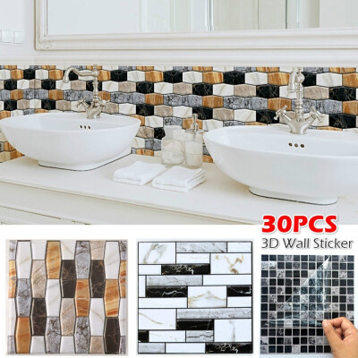 

Willstar Modern 3D Waterproof 4MM Thickness Self-adhesive Wall Sticker Tiles Sticker Wallpaper Wall Art Home Decor